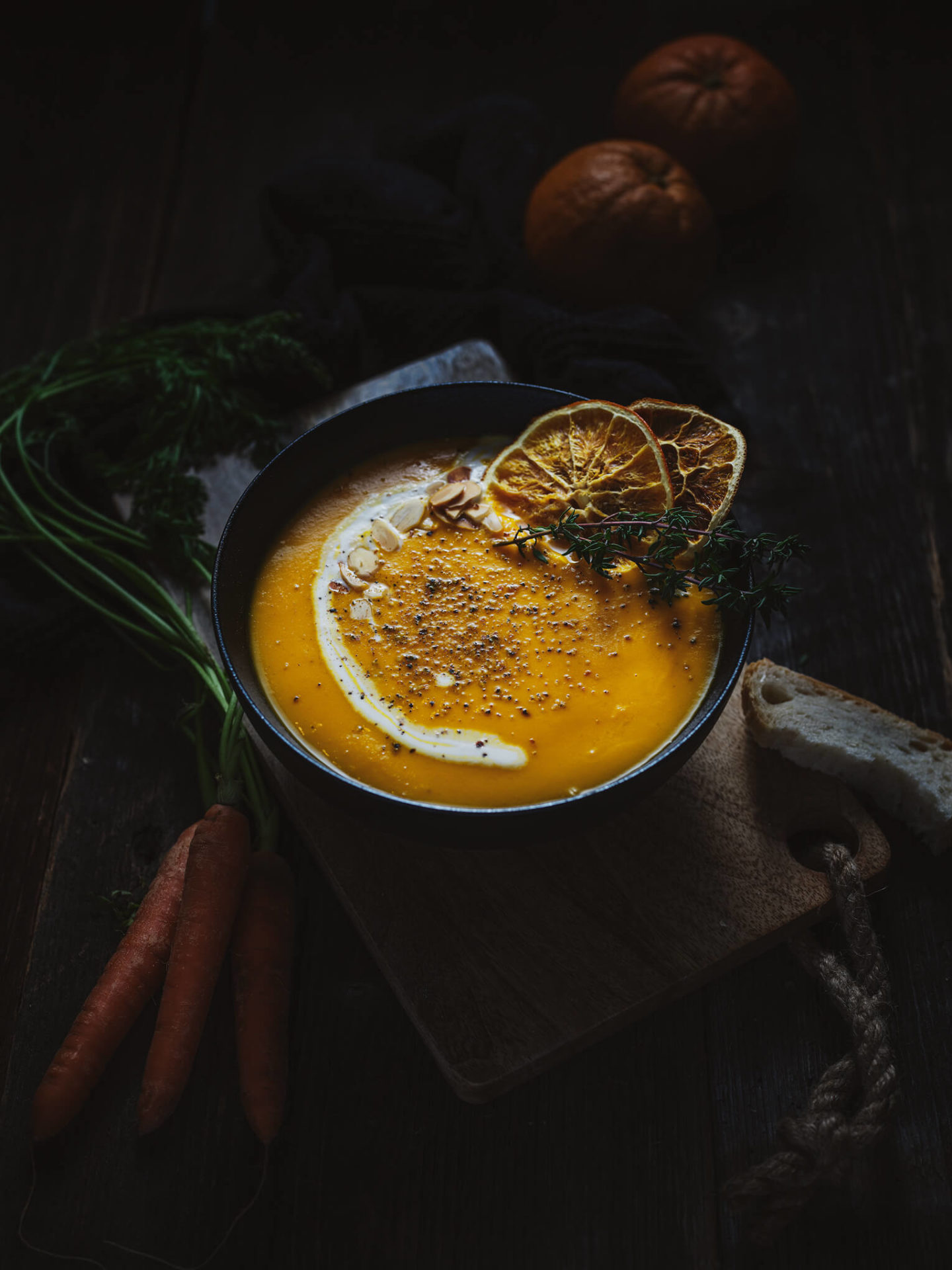 Karotten-Orangen Suppe - Rezepte von Honig &amp; Speck