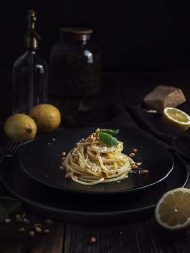 Zitronen Basilikum Pasta
