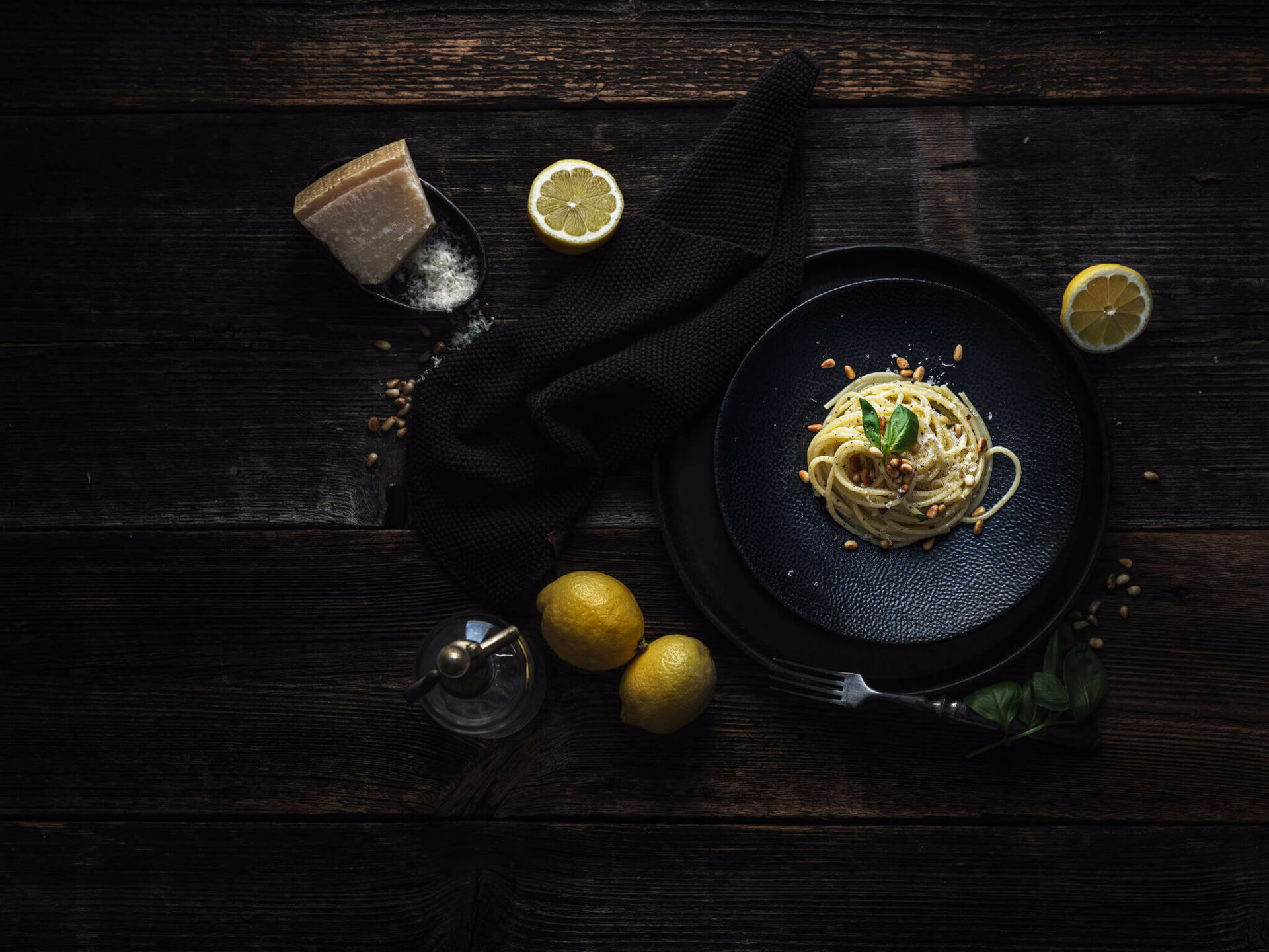 Zitronen-Basilikum Pasta - Rezepte von Honig &amp; Speck